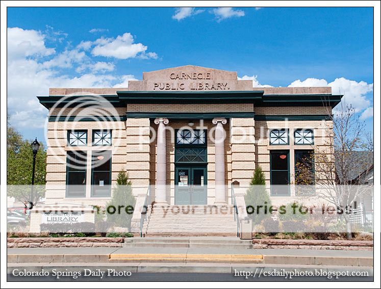 Colorado Springs Daily Photo The Old Colorado City Carnegie Library